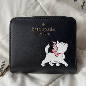Kate Spade x Disney Aristocats Small Zip Bifold Wallet